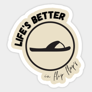 Flip Flop Summer sun and Fun Sticker